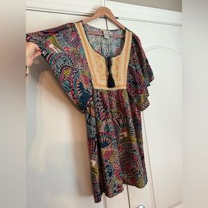 Flying Tomato - Flutter Sleeve Dress